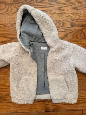 Mango Cozy Cream Sherpa Hoodie for Kids